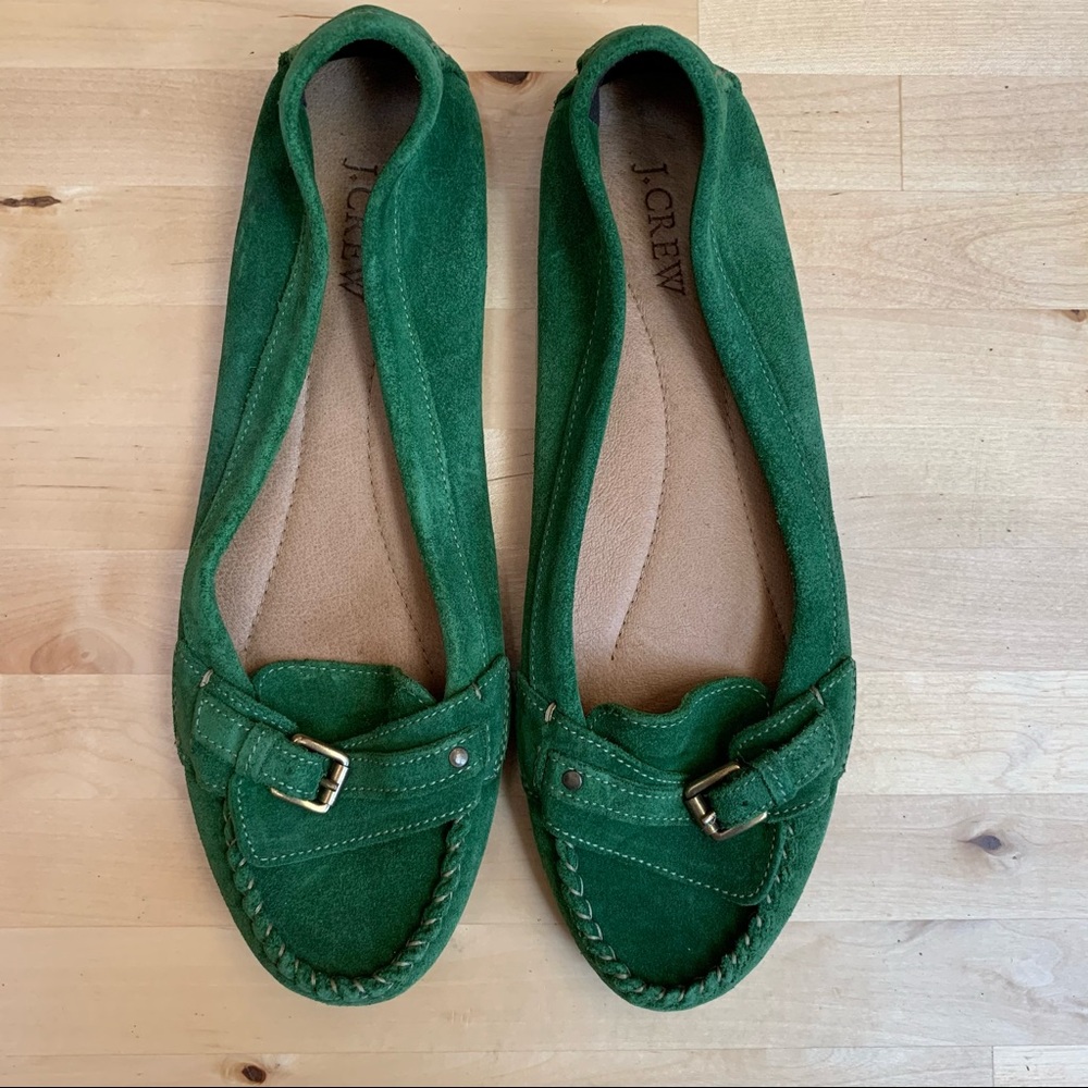 J. Crew Kingston Suede Driving Moccasins